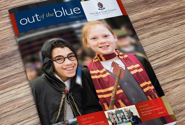 THE BLUE COAT SCHOOL, NEWSLETTER COVER