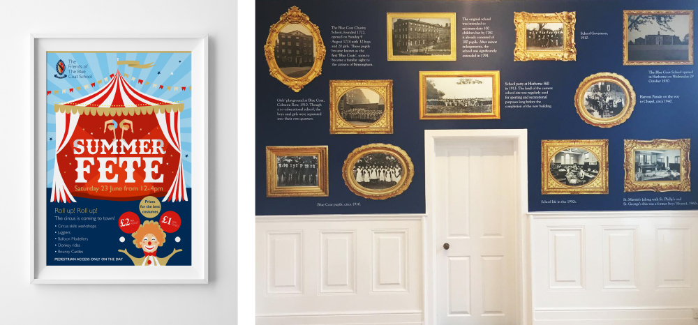 bluecoat school mural