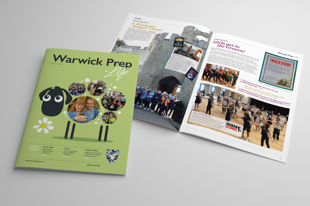 WARWICK PREP LIFE, SCHOOL MAGAZINE, NEWSLETTER DESIGN